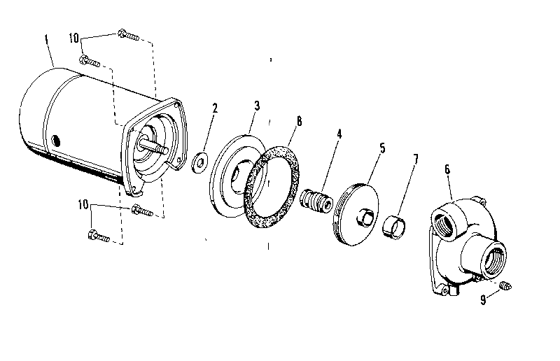Sta-Rite G6B1-A replacement parts diagram