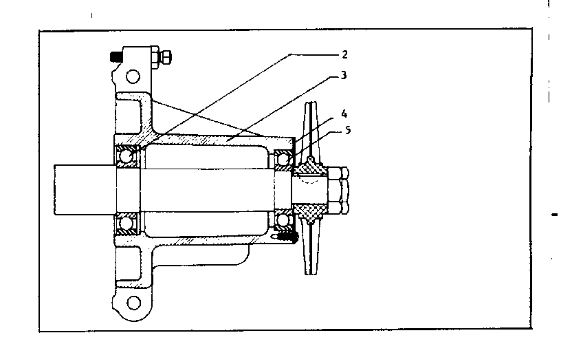 Huebsch 37 trunnion housing assembly complete diagram