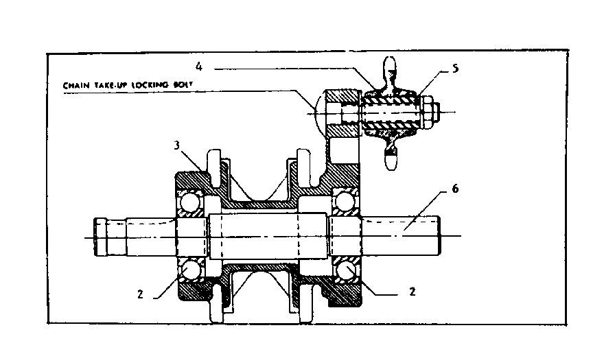 Huebsch 37 idler housing assembly diagram
