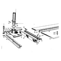 Craftsman 10329310 table/column and collar assembly diagram