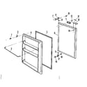 Kenmore 575626020 door parts diagram
