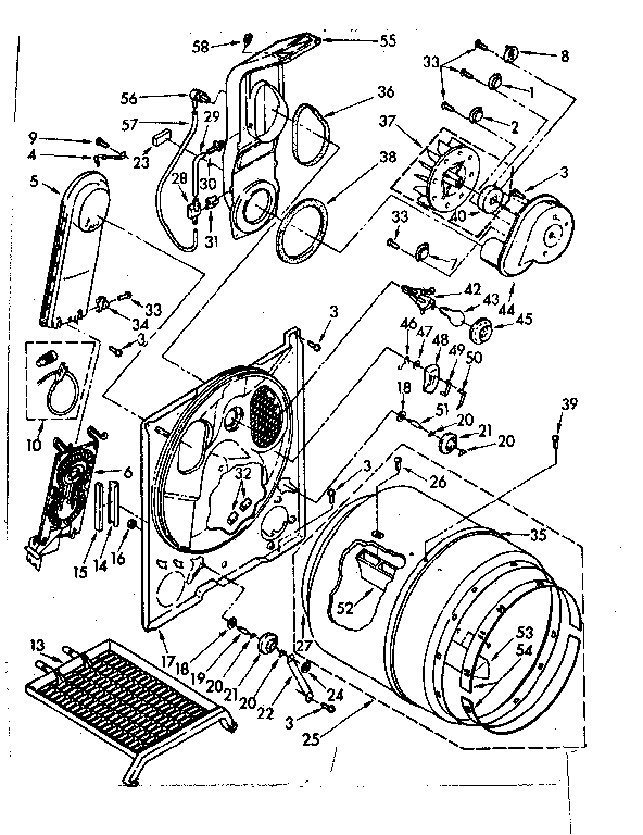 Kenmore 11086294730 limited edition bulkhead parts diagram