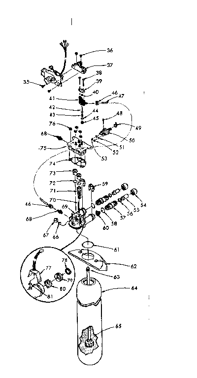 Kenmore 625348503 resin tank, valving and connecting parts diagram