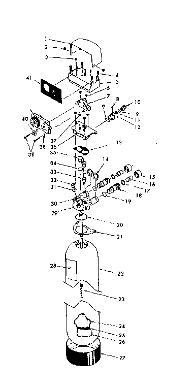 Kenmore 625349301 tank assembly diagram