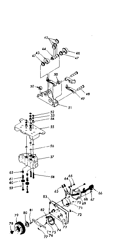 Kenmore 625349301 cam nest/valve cap/timer assembly diagram