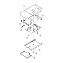 LXI 93453303550 remote hand set exploded view diagram