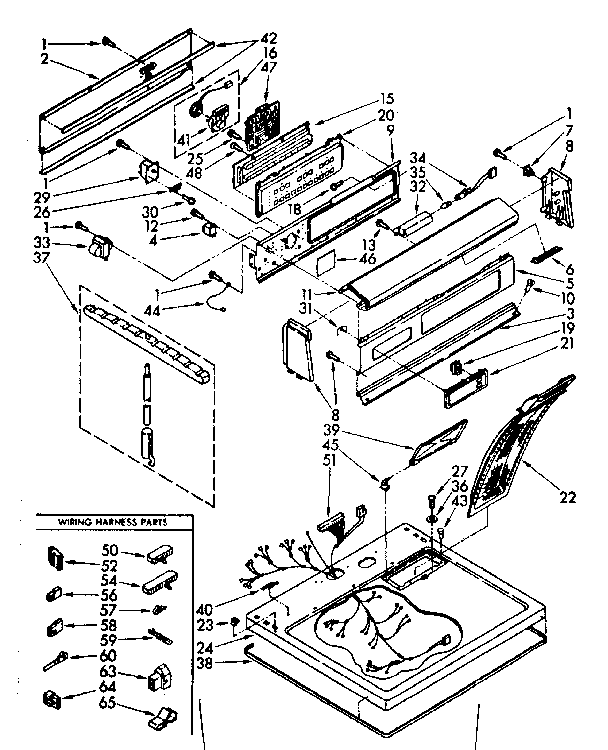 Kenmore 11087294530 limited edition top and console parts diagram