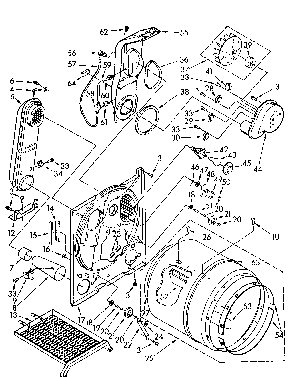 Kenmore 11087294530 limited edition bulkhead parts diagram
