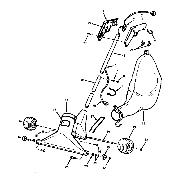 Craftsman 257798890 replacement parts diagram