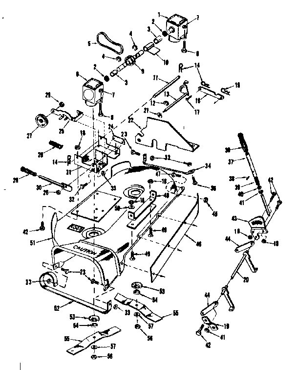 Craftsman 917250119 replacement parts diagram