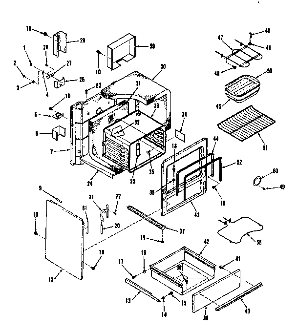Kenmore 1036208511 body diagram