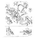 Craftsman 358354830 handle assembly diagram
