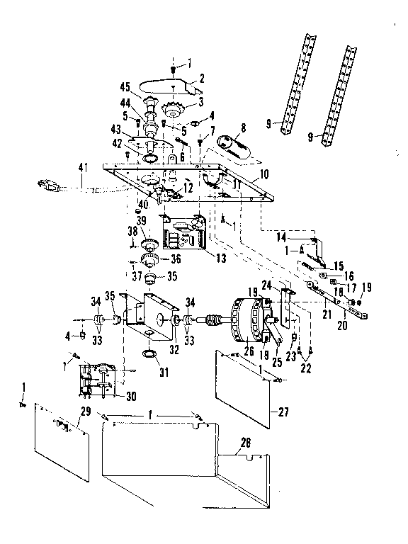 Craftsman 139663600 chassis assembly diagram
