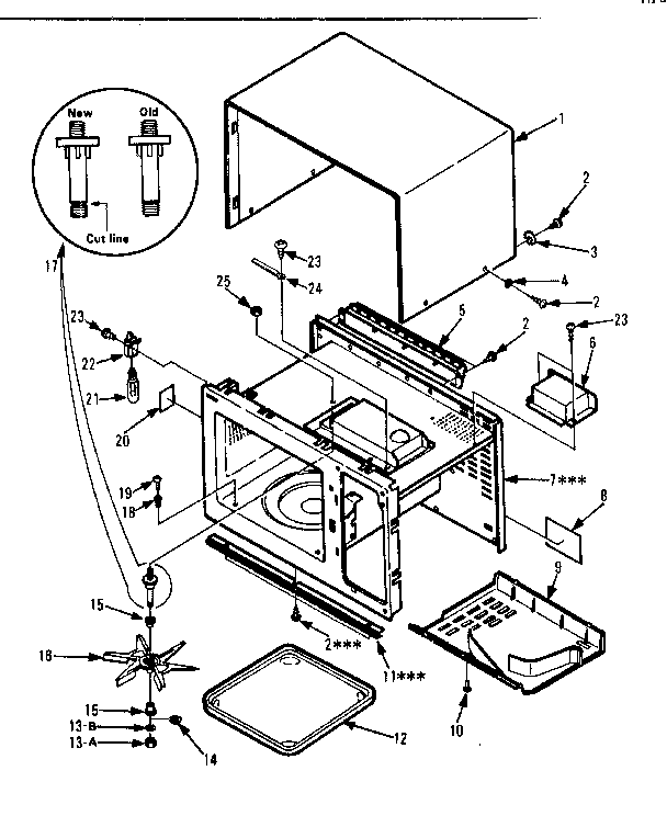 Kenmore 5658708510 cabinet diagram