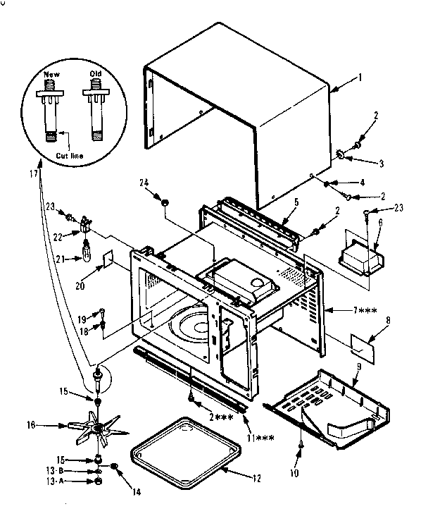 Kenmore 5658728510 cabinet diagram