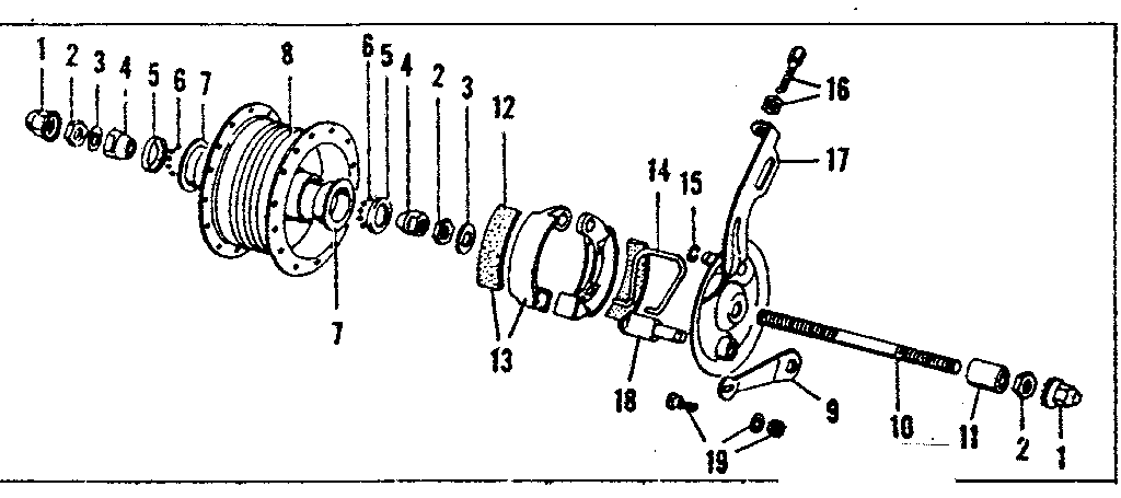 Sears 502455910 grimeca drumbrake diagram