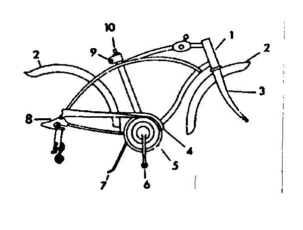 Sears 502476930 frame assembly diagram