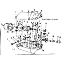 Craftsman 2576003B motor assembly source 257.6003-b diagram
