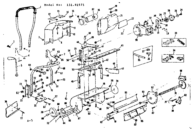 Craftsman 13181971 replacement parts diagram