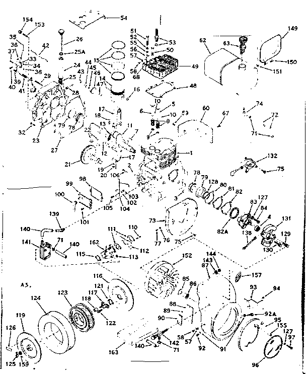Craftsman 91725510 basic engine diagram