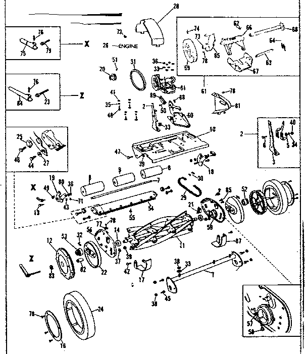 Craftsman 53681997 reel assembly diagram