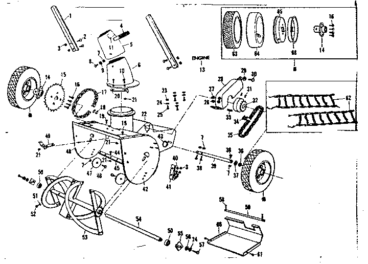Craftsman 53682558 reel assembly diagram