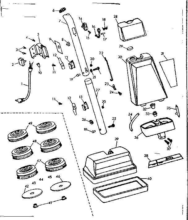 Kenmore 10082530 external machine parts diagram