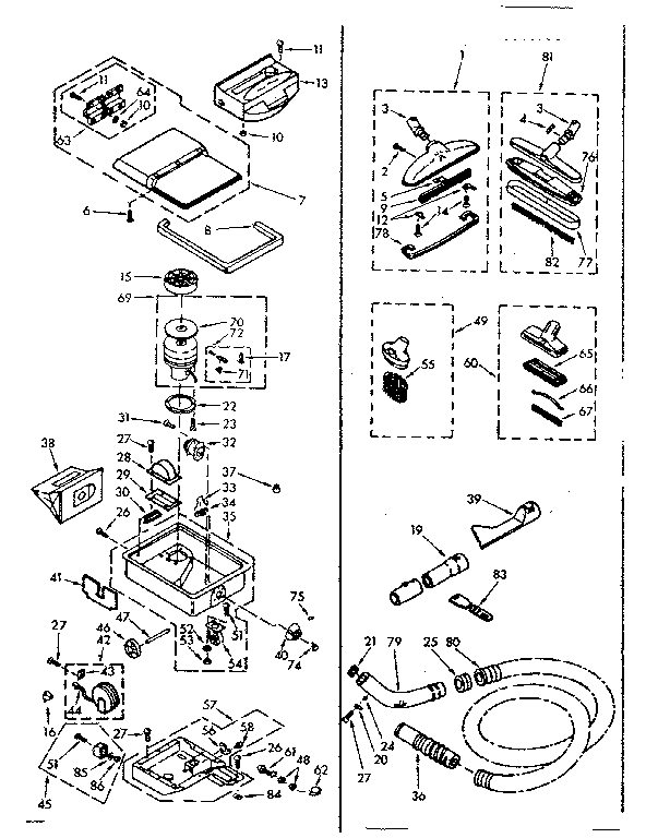 Kenmore 11620780 unit parts diagram