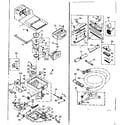 Kenmore 11629903 vacuum cleaner and attachment parts diagram