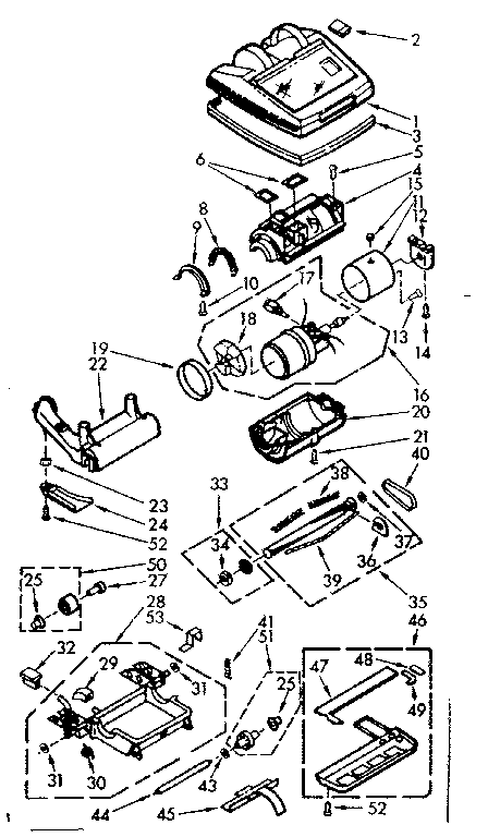 Kenmore 11630971 vacuum cleaner parts diagram