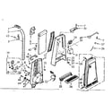 Kenmore 11631900 handle and bag housing diagram