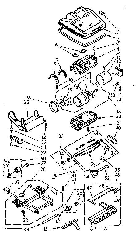 Kenmore 11631970 cleaner parts diagram