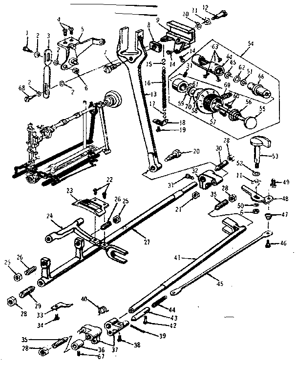 Kenmore 15813033 feed regulator assembly diagram