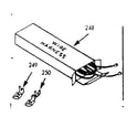 Kenmore 1033267001 wire harnesses and components diagram