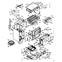 Kenmore 1036077020 oven section diagram