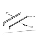 Kenmore 1036077020 main top trim kit diagram