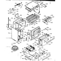 Kenmore 1036087040 body section diagram