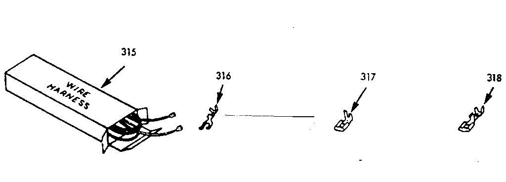 Kenmore 1037177062 wire harnesses & components diagram
