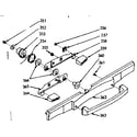 Kenmore 1037377022 door handle, comp. diagram