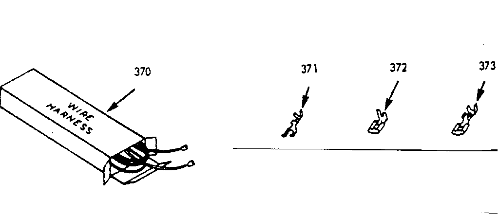 Kenmore 1037377022 wire harnesses & components diagram