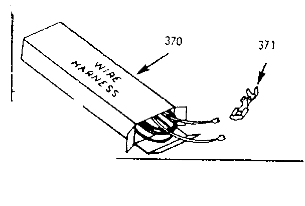 Kenmore 1037427062 wire harness & components diagram