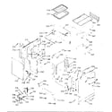 Kenmore 1037747021 lower body section diagram