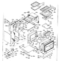 Kenmore 1037777061 lower body section diagram