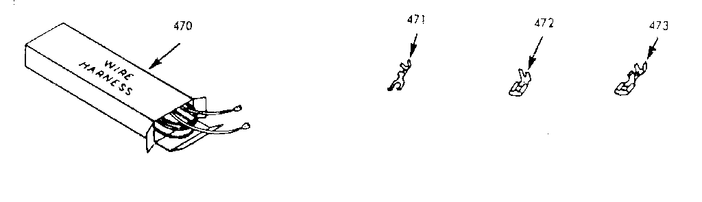 Kenmore 1037857001 wire harnesses & components diagram