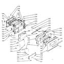 Kenmore 1039347061 oven door section diagram