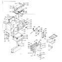 Kenmore 1039707041 upper oven section diagram