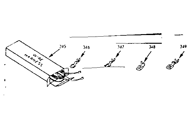 Kenmore 1039767100 wire harnessess and components diagram