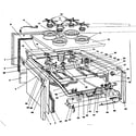 Kenmore 1553547090 top section and outer body parts diagram