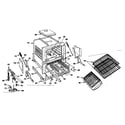 Kenmore 1553547090 oven and broiler parts diagram