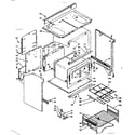 Kenmore 6286227120 body assembly diagram